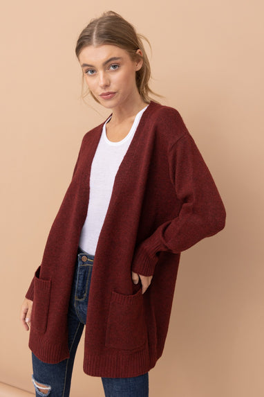 Open Front Cardigan - 2 Colors