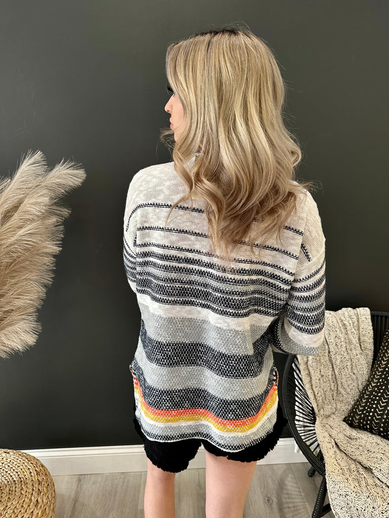 Multi Striped Sweater
