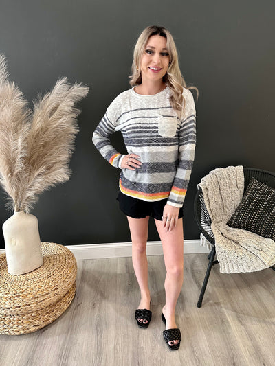 Multi Striped Sweater