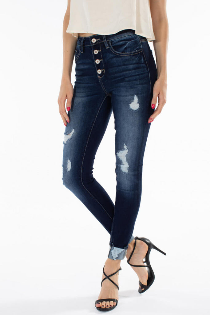 Distressed outlets Kancan Jeans