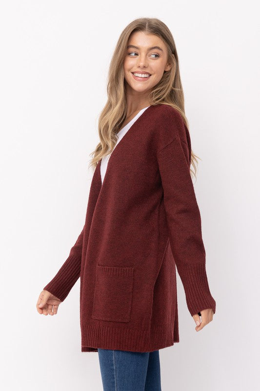 Open Front Cardigan - 2 Colors