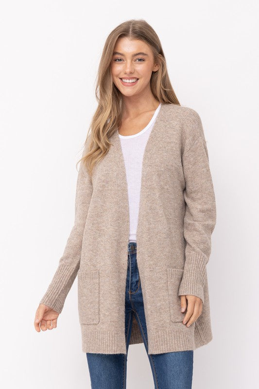 Open Front Cardigan - 2 Colors