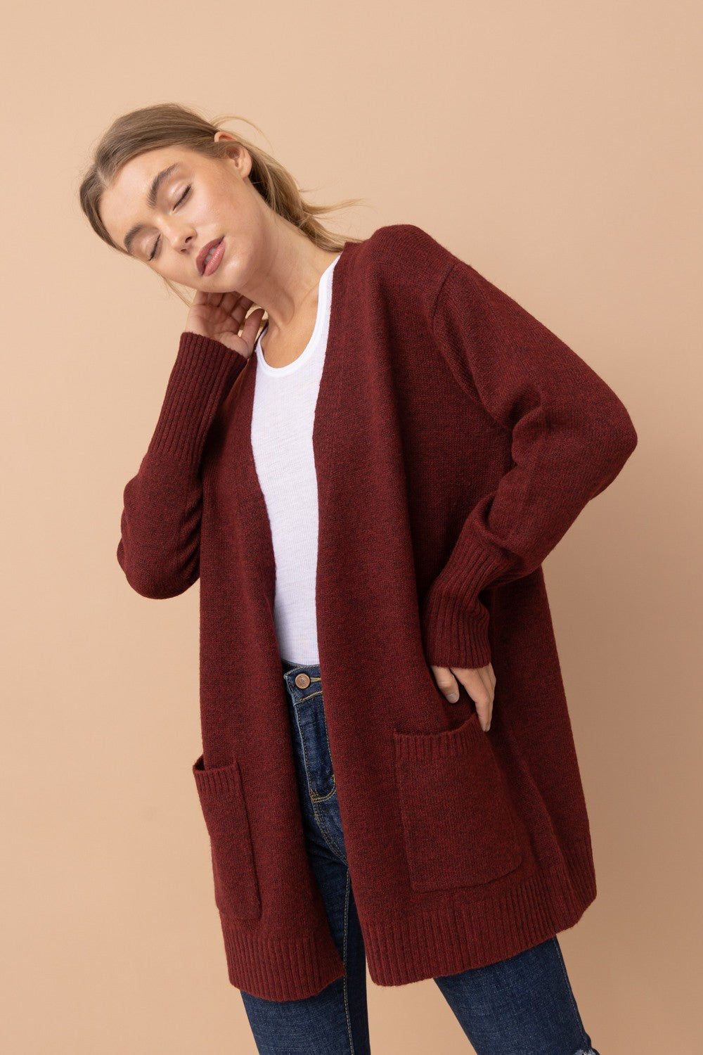 Open Front Cardigan - 2 Colors