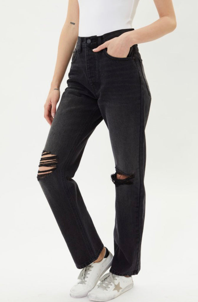 Charlie High Rise Boyfriend KanCan Jeans