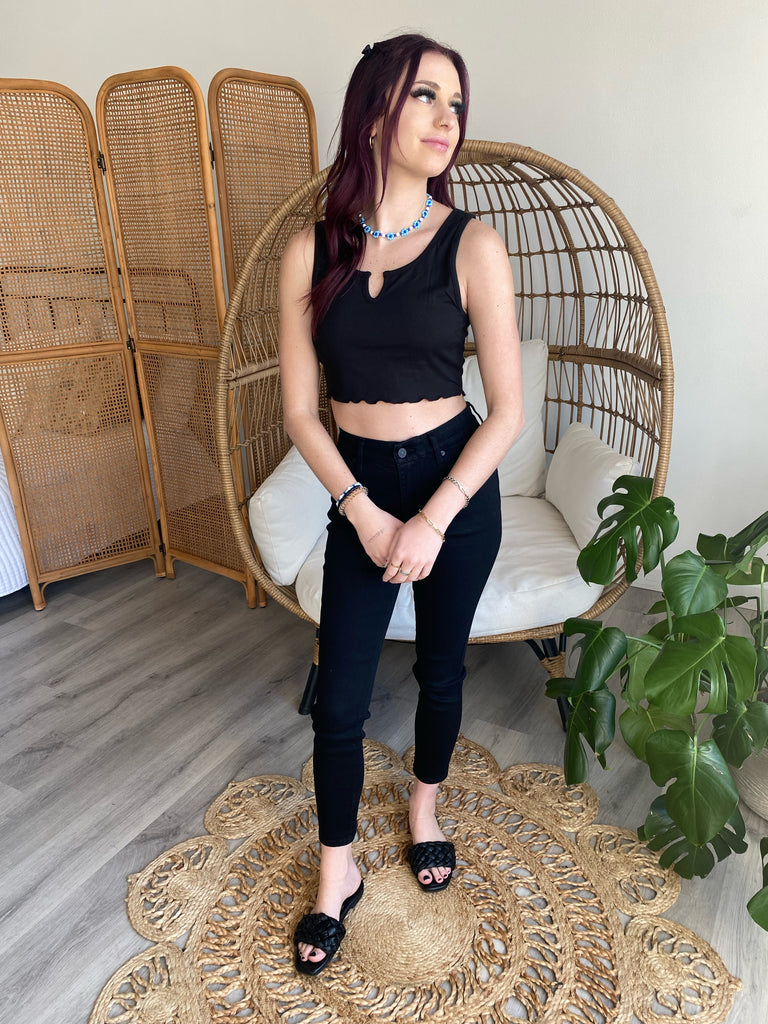 Ribbed Crop Tank - 3 Colors