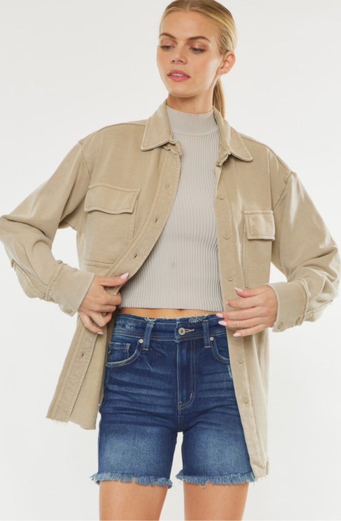 Kelly KanCan High Rise Denim Shorts