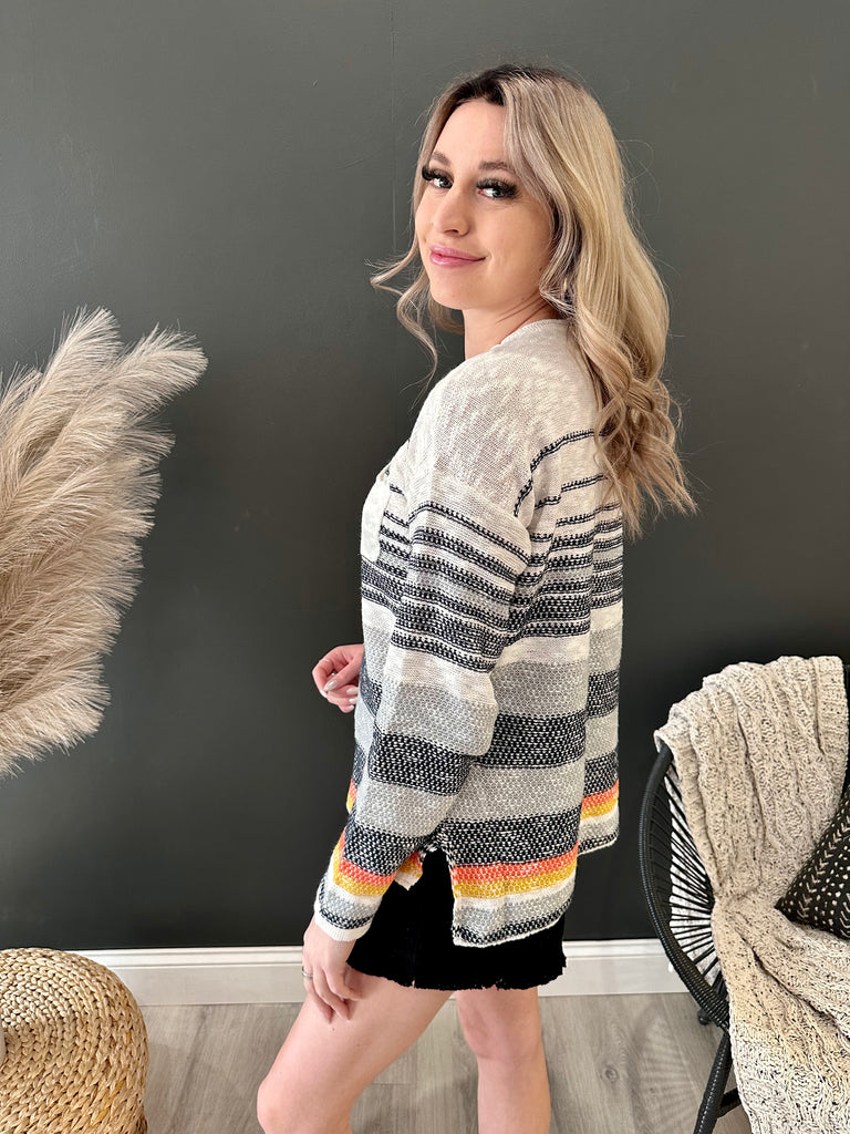 Multi Striped Sweater