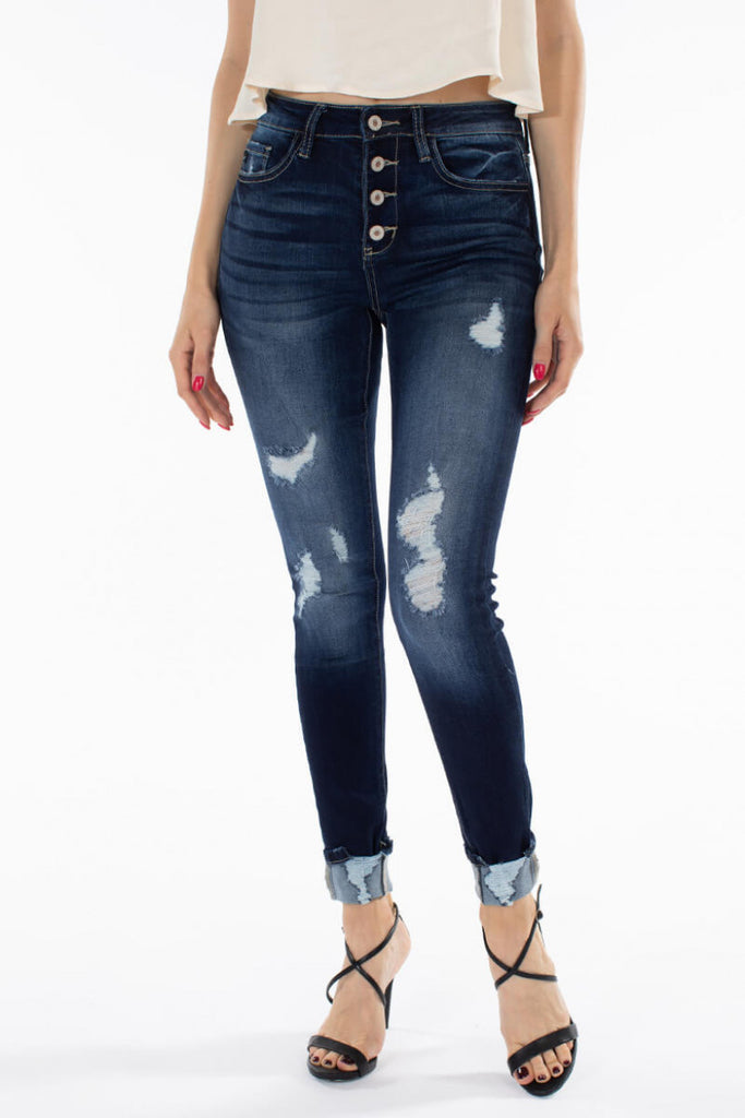 Marlow Distressed KanCan Jeans