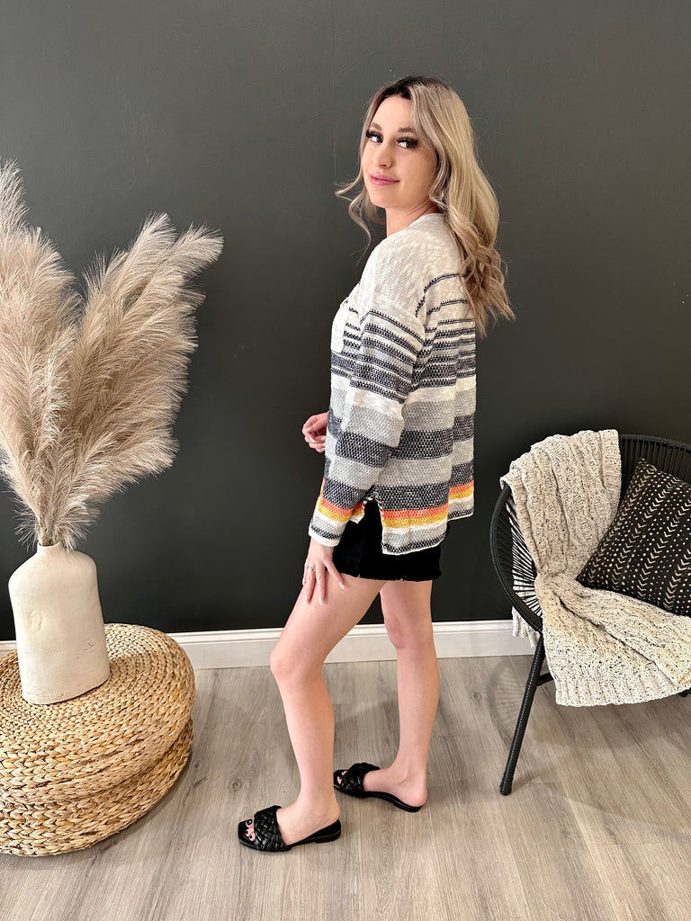 Multi Striped Sweater