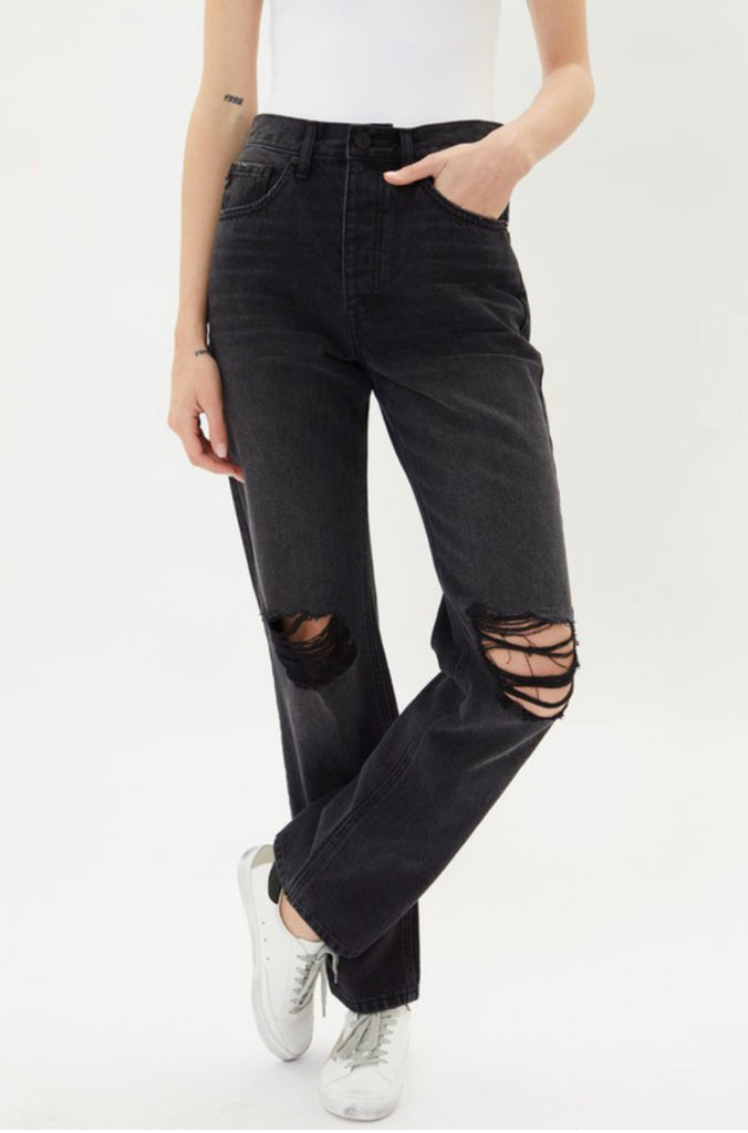 Charlie High Rise Boyfriend KanCan Jeans
