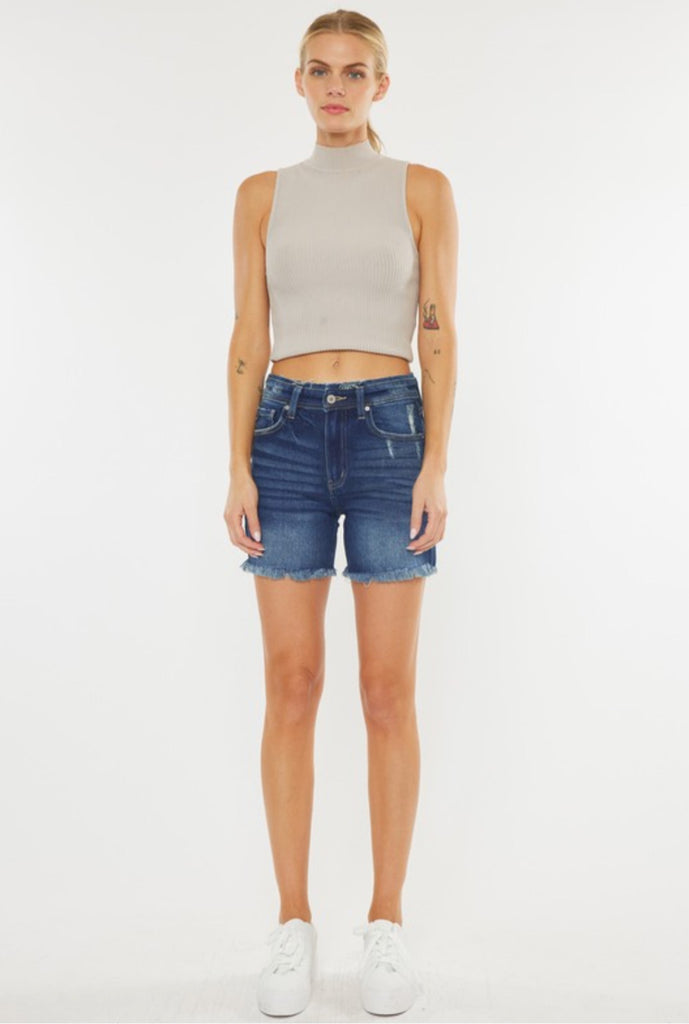 Kelly KanCan High Rise Denim Shorts
