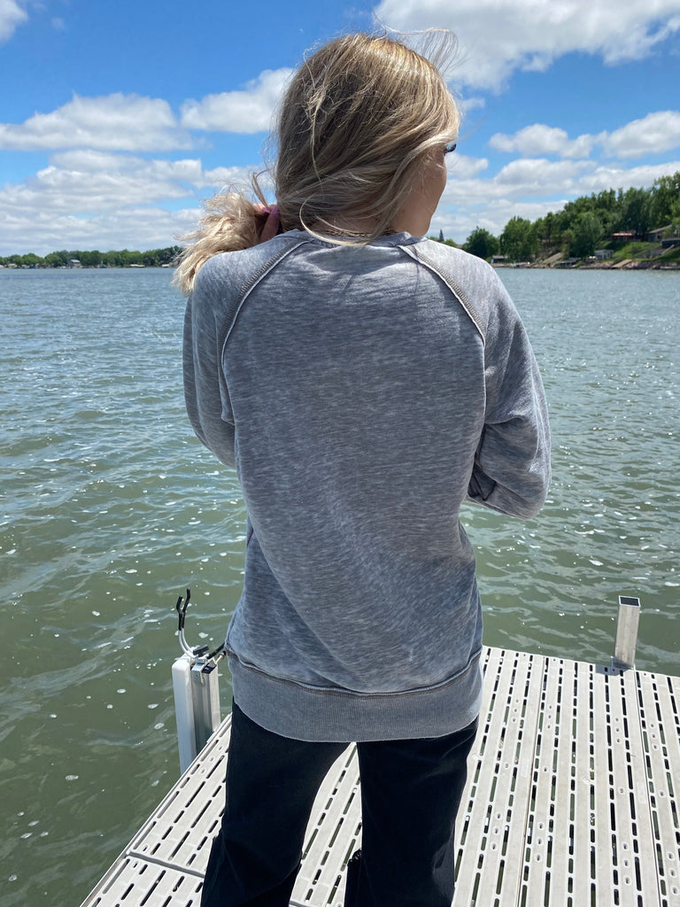 Lake Bum Crew Neck Sweatshirt