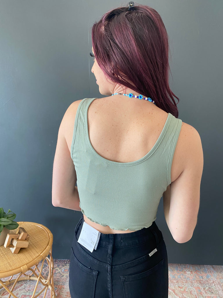 Ribbed Crop Tank - 3 Colors