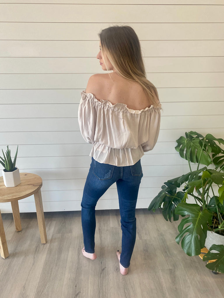 Date Night Off Shoulder Top