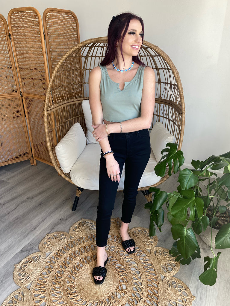 Ribbed Crop Tank - 3 Colors