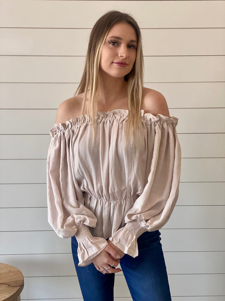 Date Night Off Shoulder Top