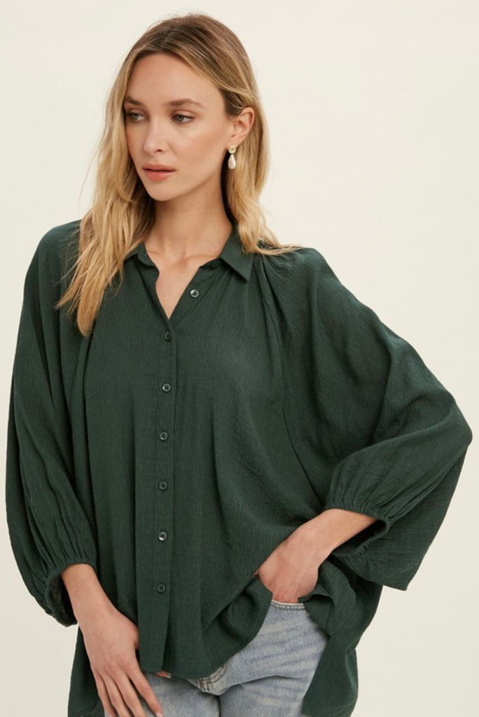 Oversized Dolman Sleeve Top - 3 Colors