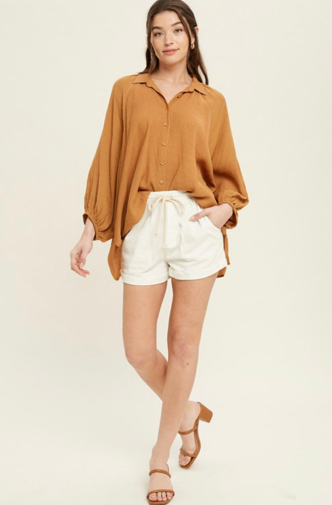 Oversized Dolman Sleeve Top - 3 Colors
