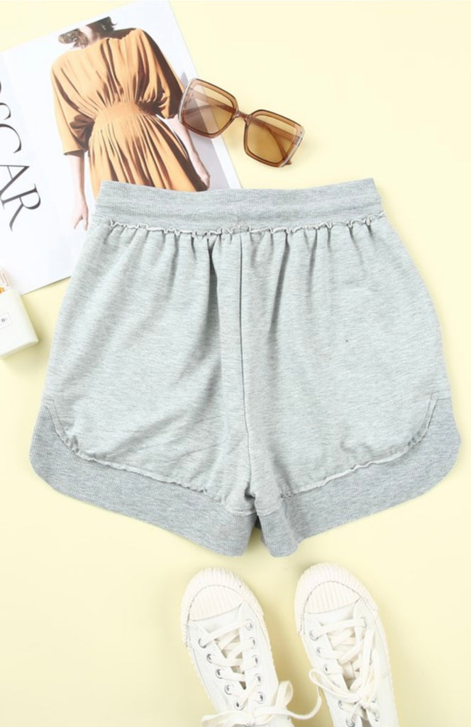 Grey Casual Shorts