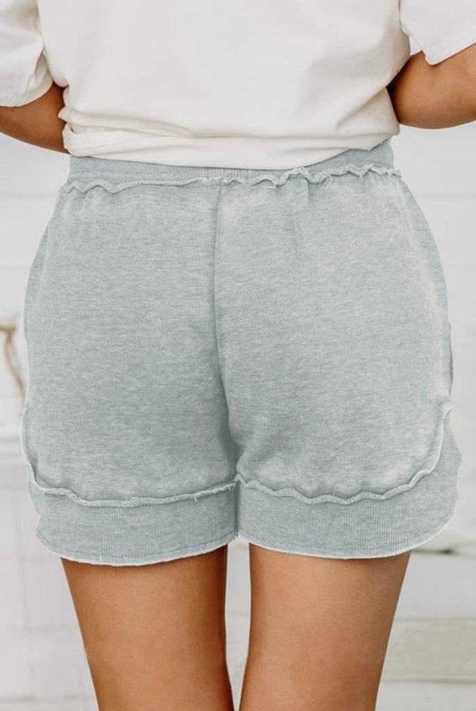 Grey Casual Shorts