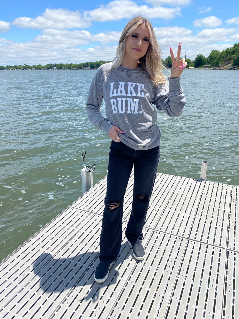Lake Bum Crew Neck Sweatshirt