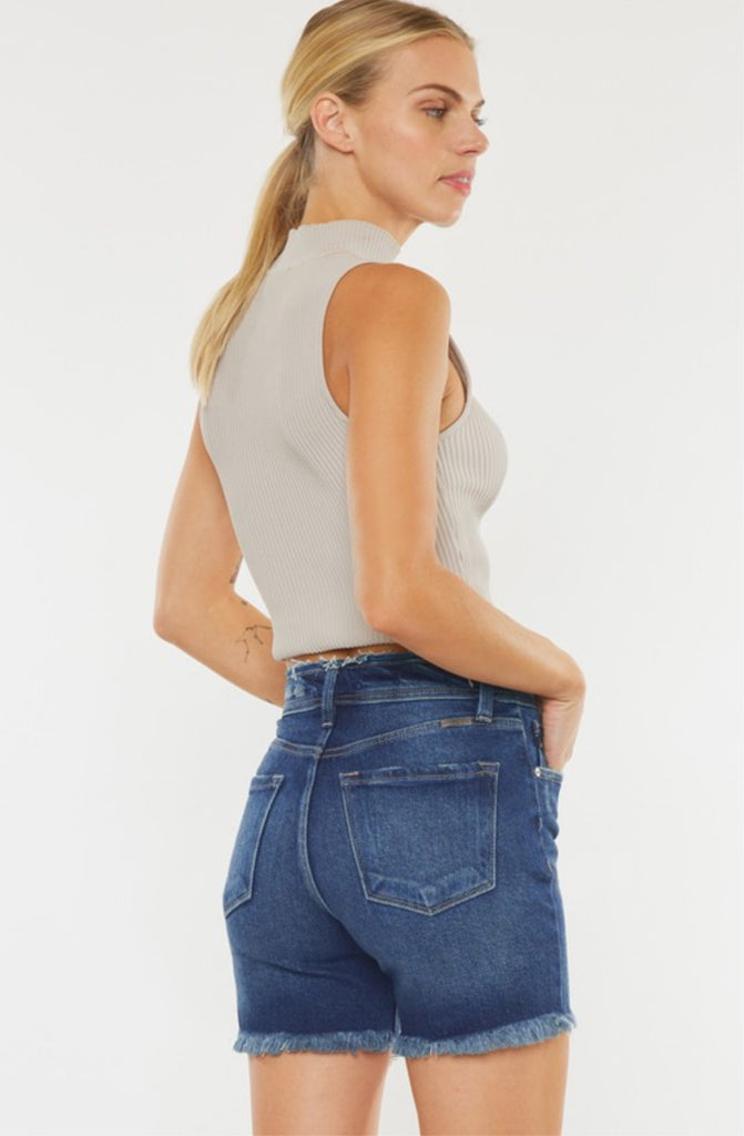Kelly KanCan High Rise Denim Shorts