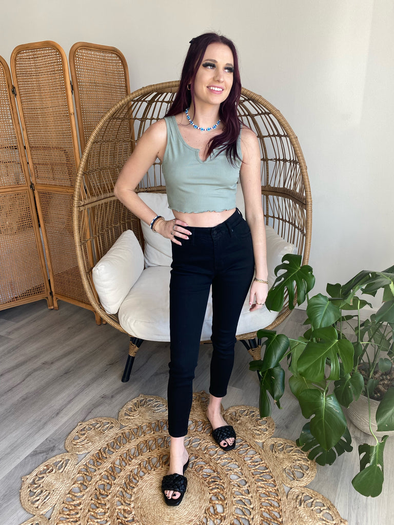 Ribbed Crop Tank - 3 Colors