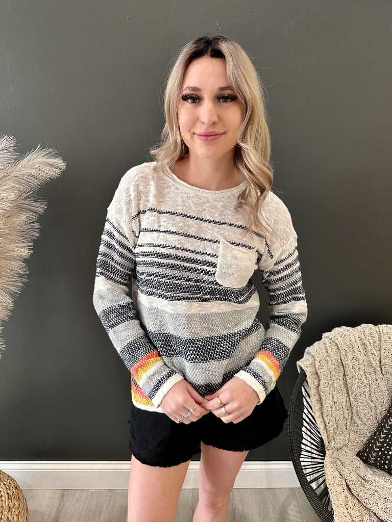 Multi Striped Sweater