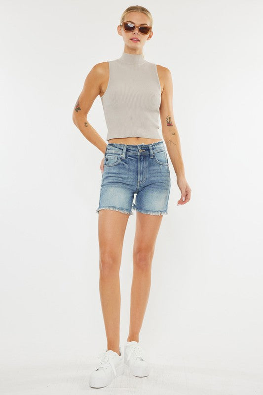 Kelly KanCan High Rise Denim Shorts