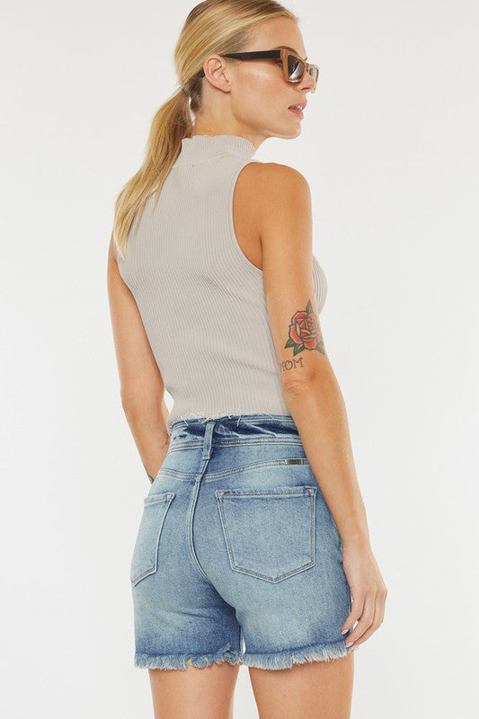 Kelly KanCan High Rise Denim Shorts