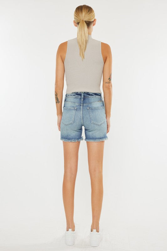 Kelly KanCan High Rise Denim Shorts
